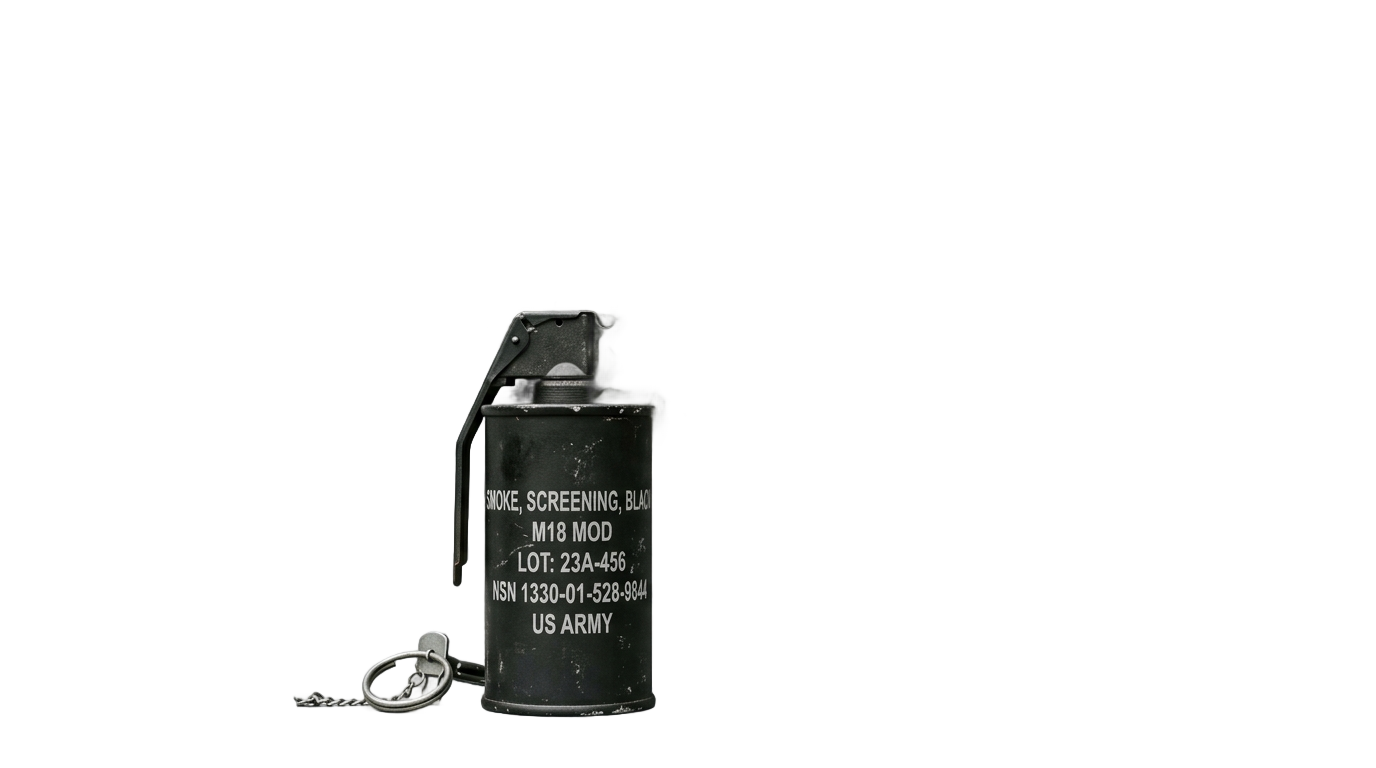black smoke bomb png PNG transparent background
