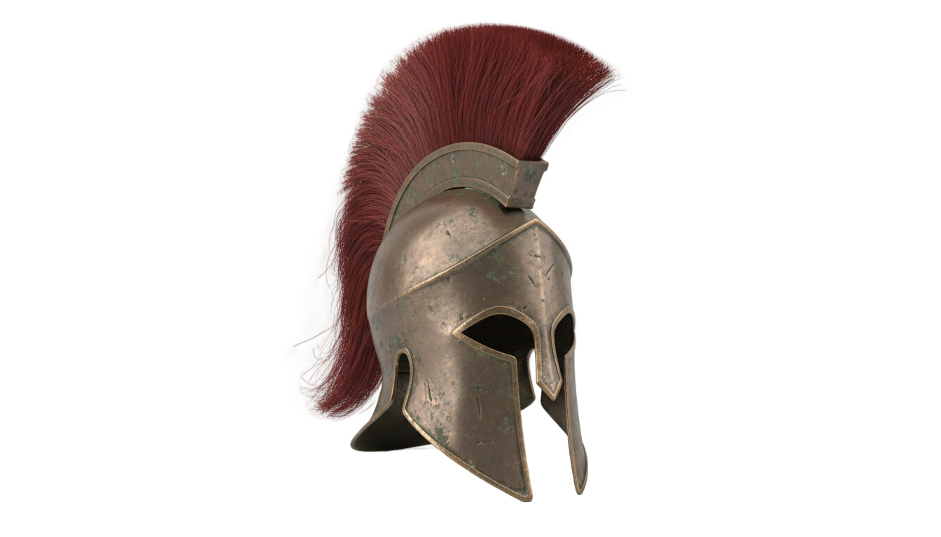 spartan helmet png PNG transparent background