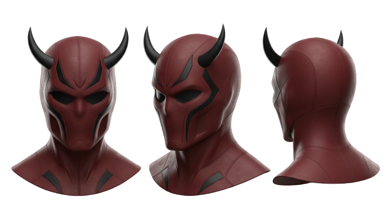 daredevil helmet png PNG transparent background