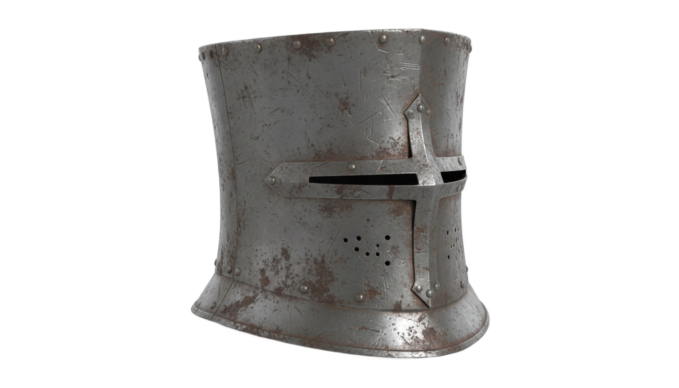 crusader helmet png PNG transparent background