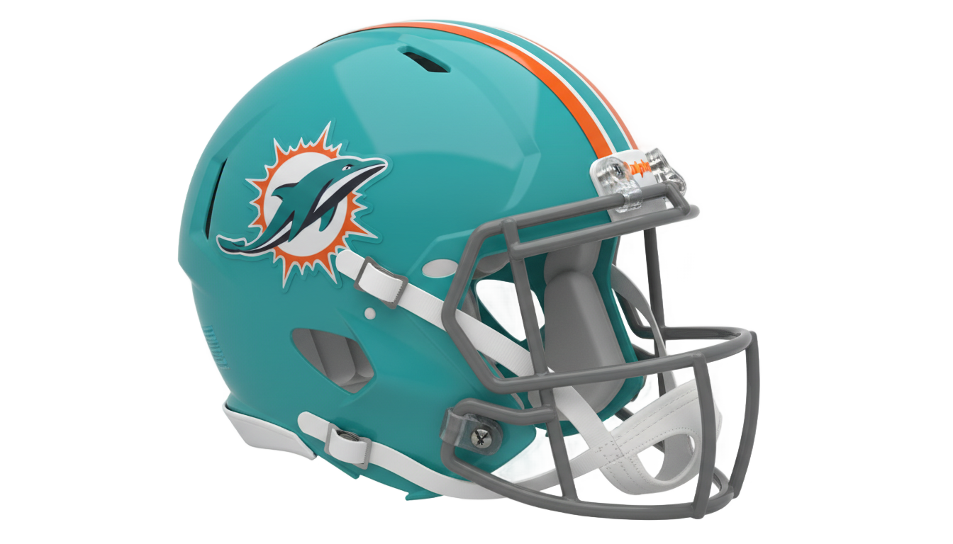 dolphins helmet png PNG transparent background