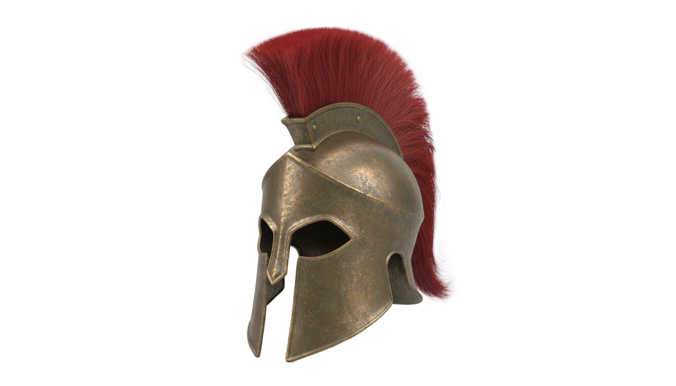 spartan helmet png PNG transparent background