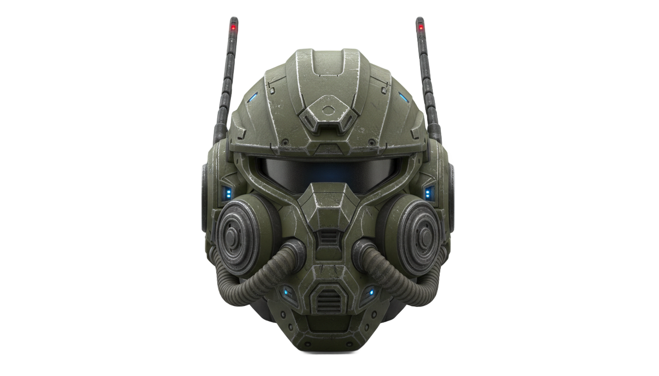 helldivers helmet png PNG transparent background