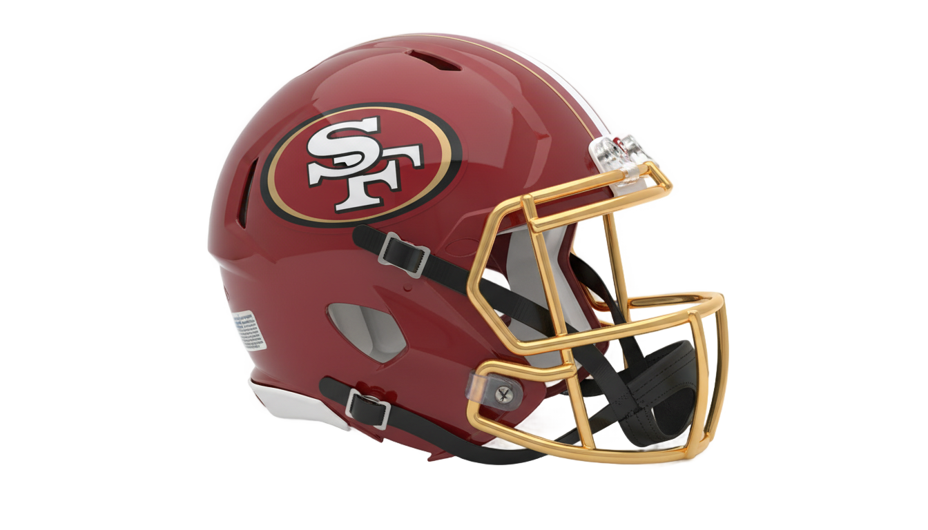 49ers helmet logo png PNG transparent background