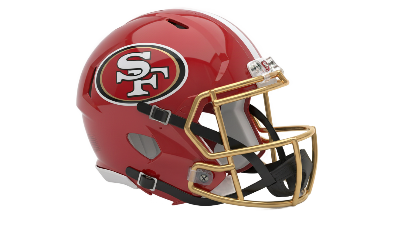 49ers helmet logo png PNG transparent background