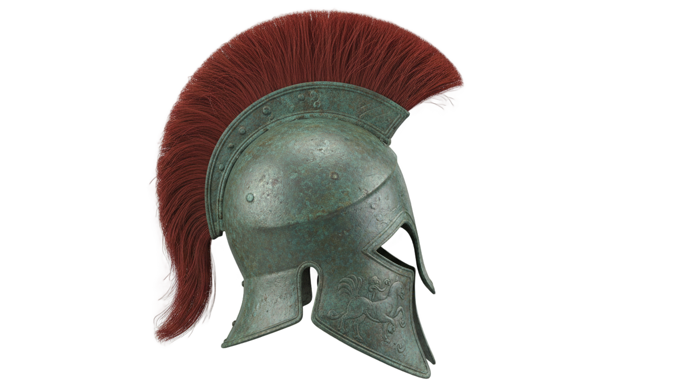 greek helmet png PNG transparent background