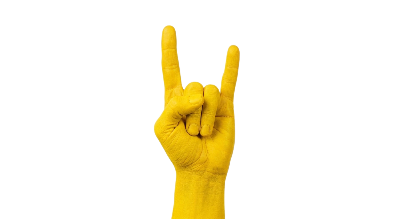rock hand emoji png PNG transparent background