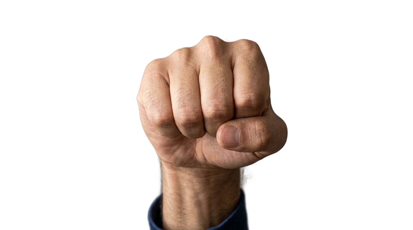 oncoming fist emoji png PNG transparent background