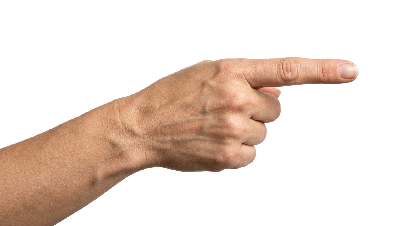 hand pointing clipart png PNG transparent background