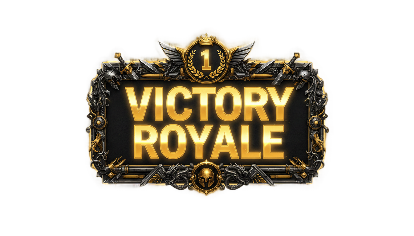 season 5 victory royale sign png PNG transparent background