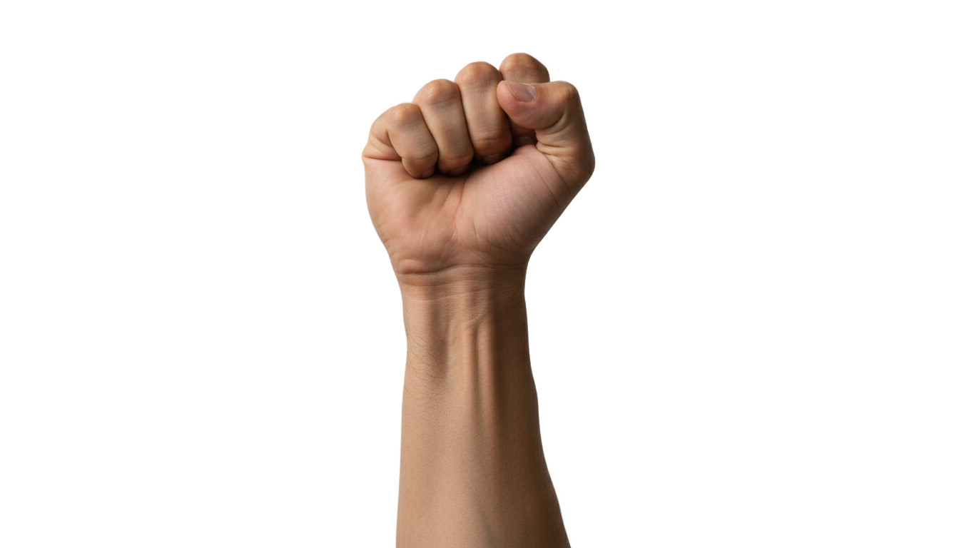 power fist png PNG transparent background