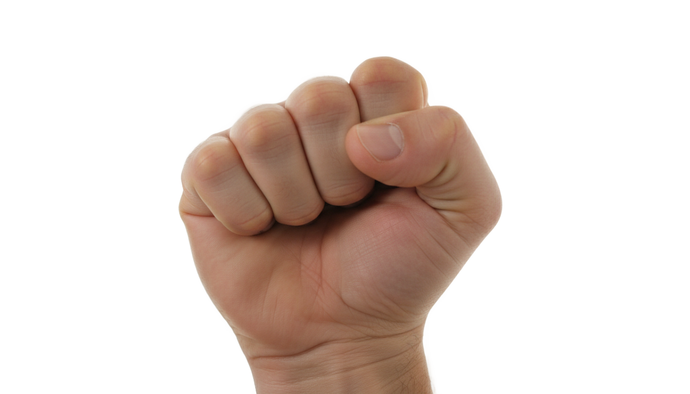 back of fist png PNG transparent background