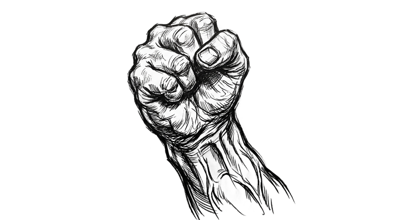 fist illustration png PNG transparent background