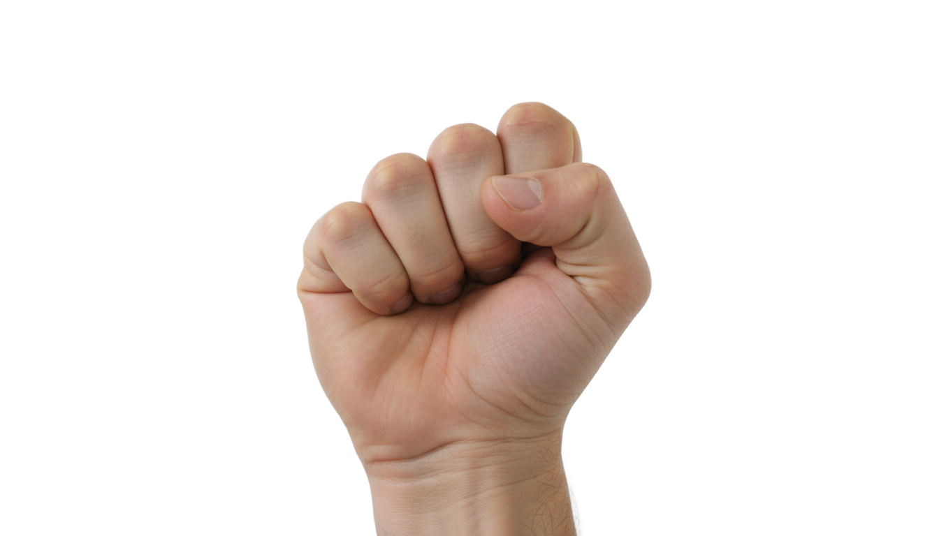 back of fist png PNG transparent background