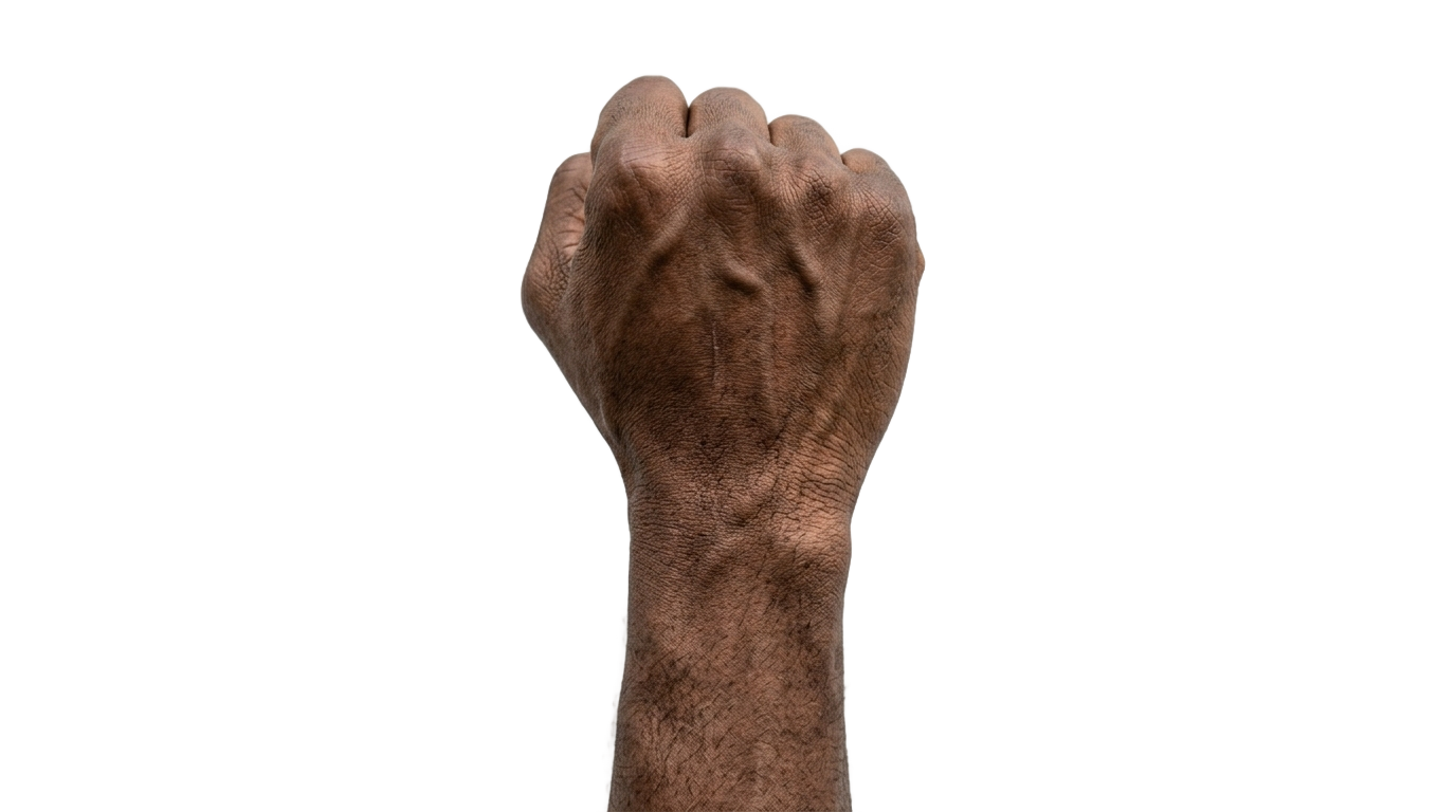 african american fist png PNG transparent background