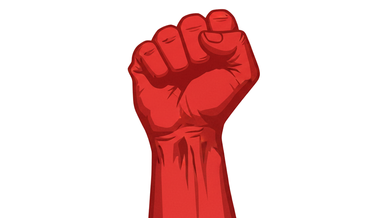 communist fist png PNG transparent background