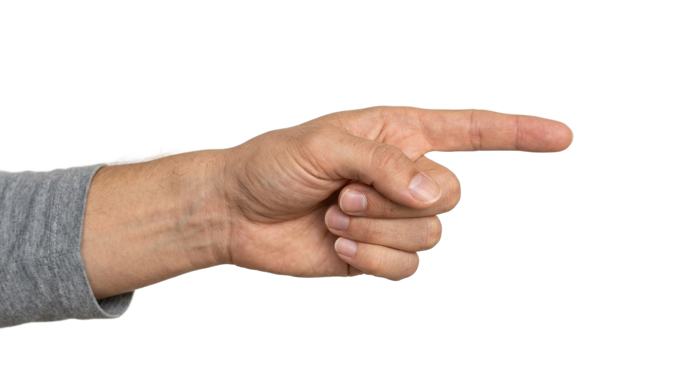 hand pointing clipart png PNG transparent background