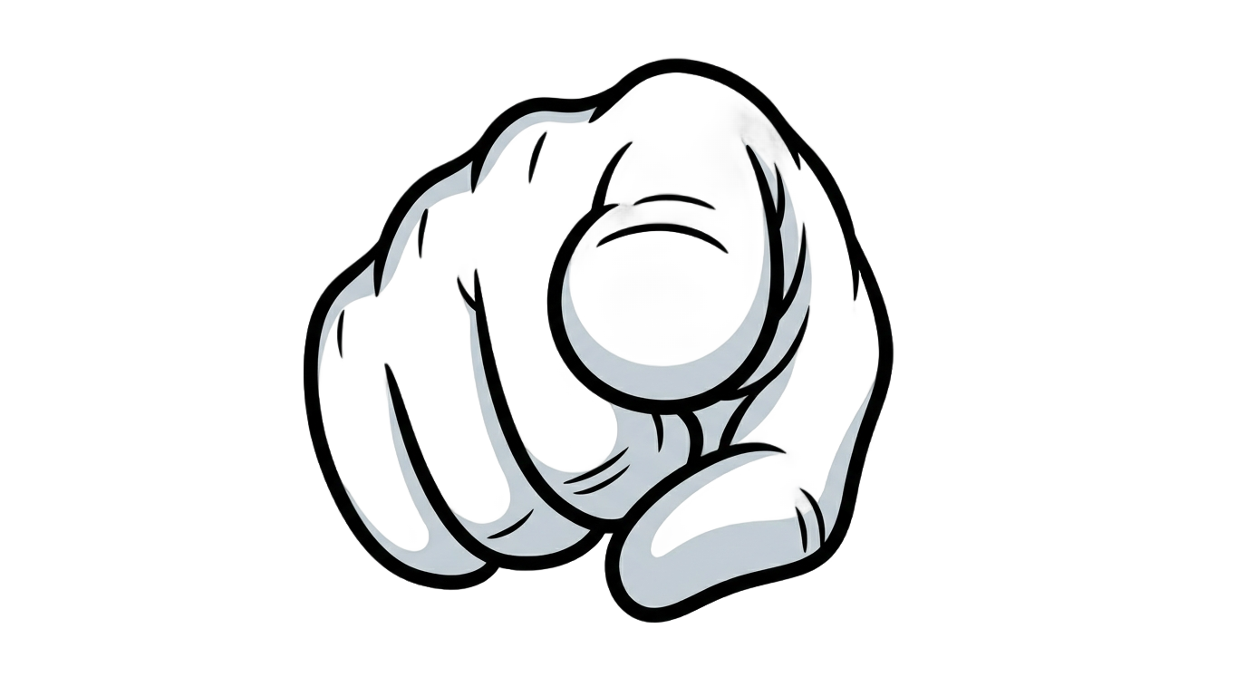 pointing hand meme png PNG transparent background