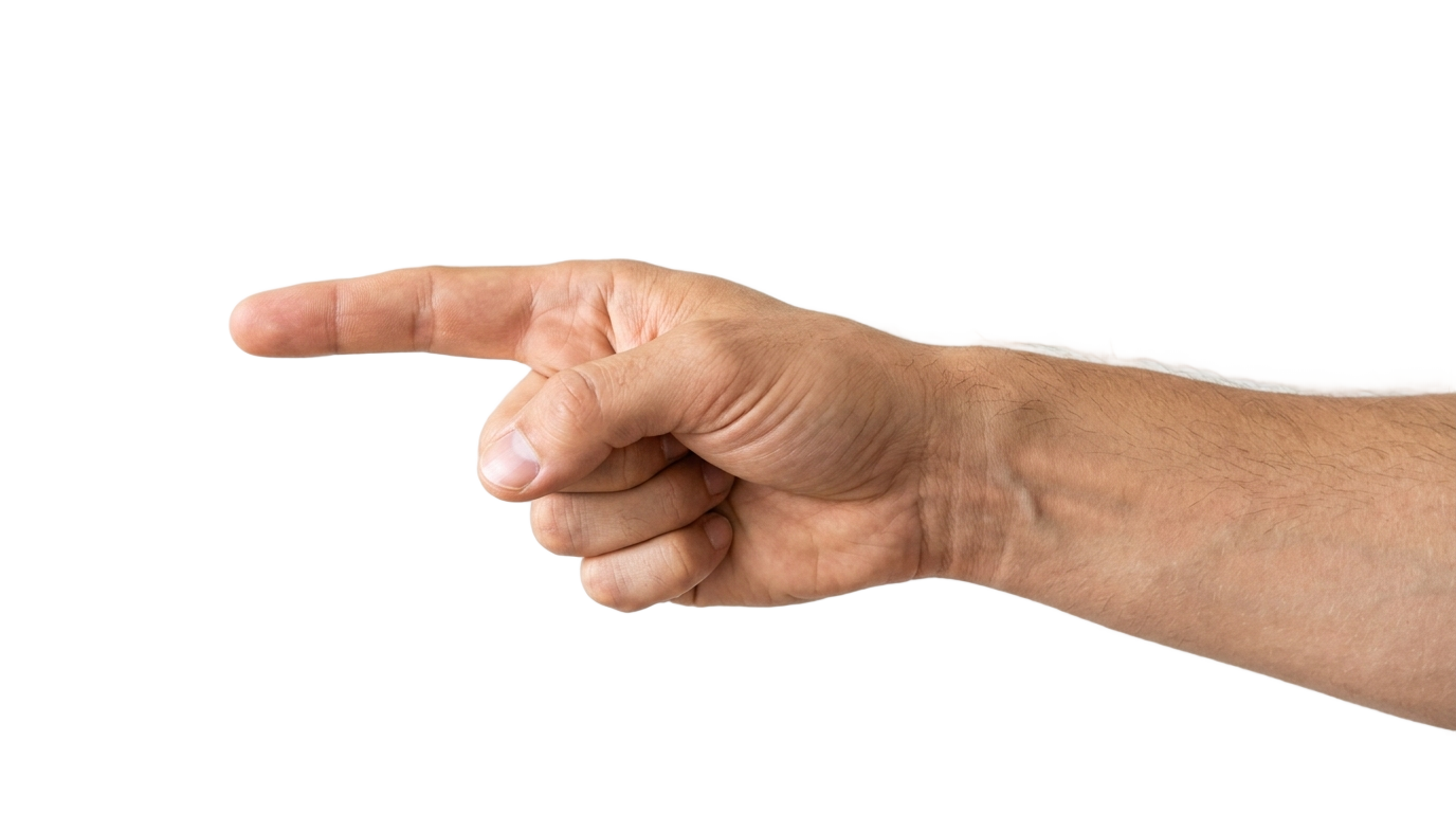 hand pointing clipart png PNG transparent background