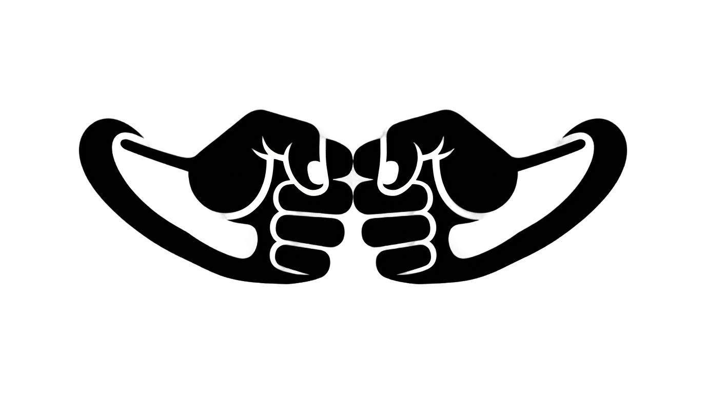fist bump logo png PNG transparent background