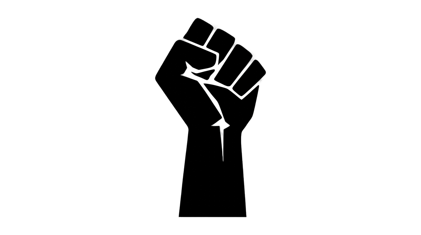 black fist logo png PNG transparent background