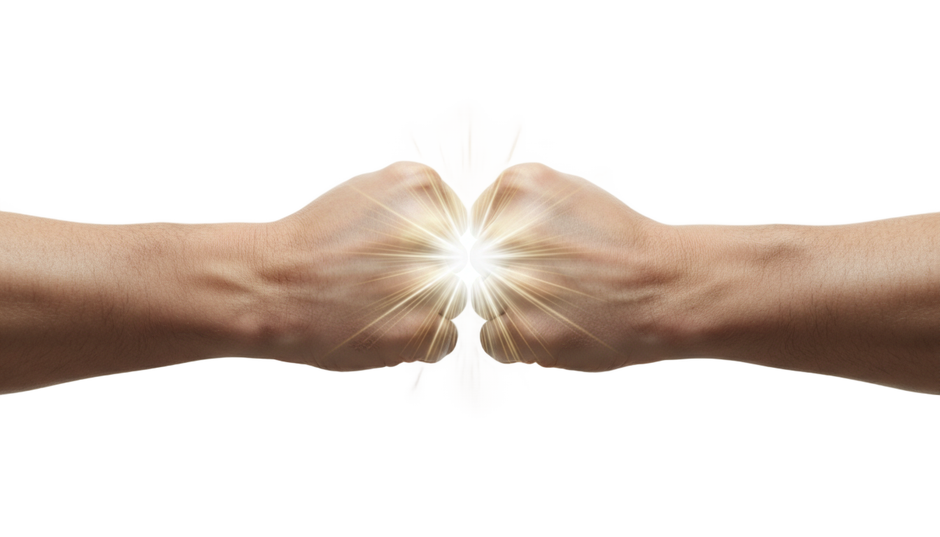 edp fist bump png PNG transparent background