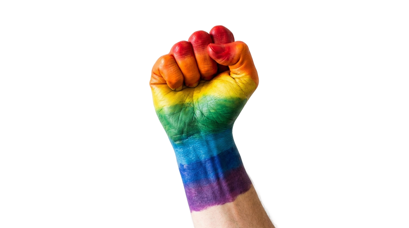 rainbow fist png PNG transparent background