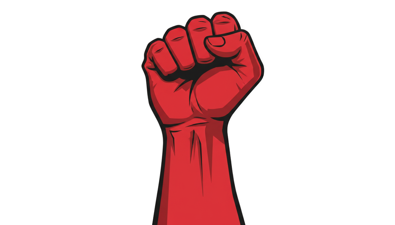 communist fist png PNG transparent background