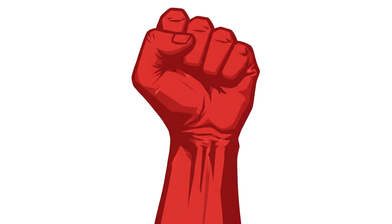 communist fist png PNG transparent background