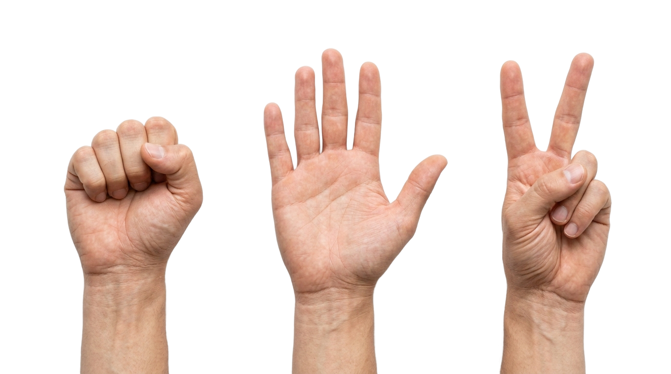 hand rock paper--scissors png PNG transparent background