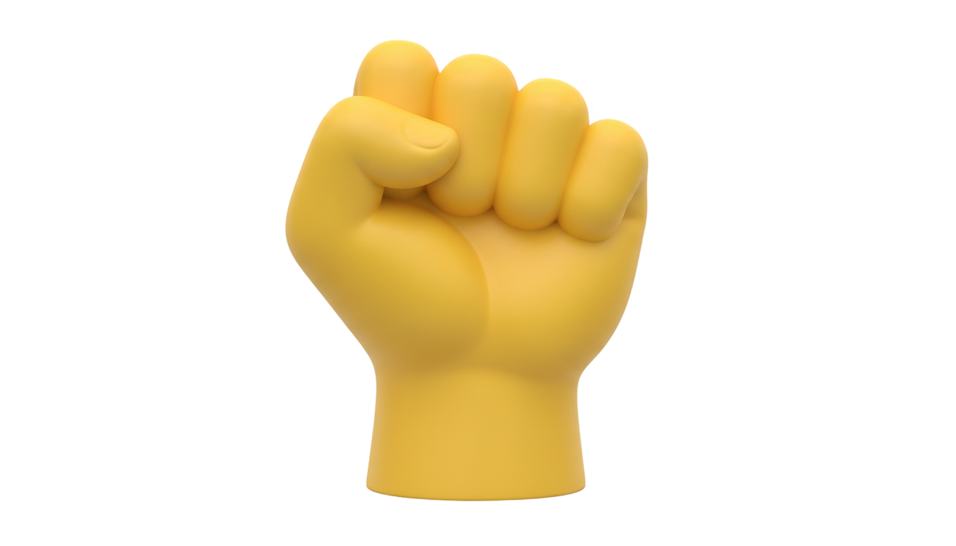 fist emoji png PNG transparent background