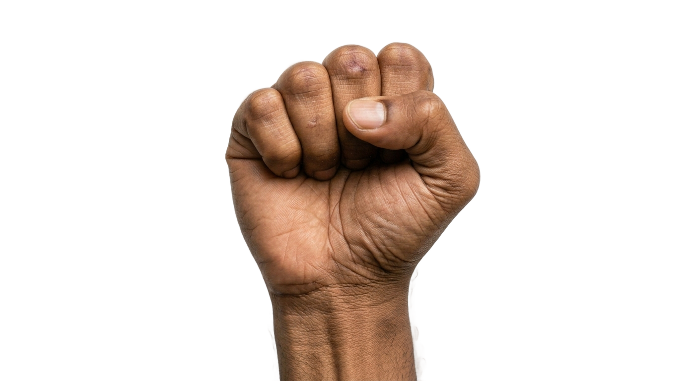 brown fist png PNG transparent background