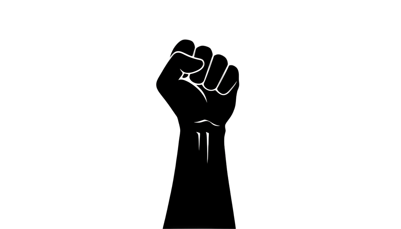 black history fist png PNG transparent background