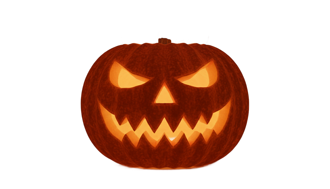 halloween pumpkin face png PNG transparent background