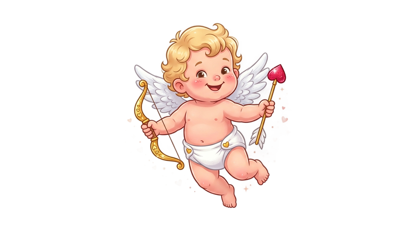 cupid cartoon png PNG transparent background