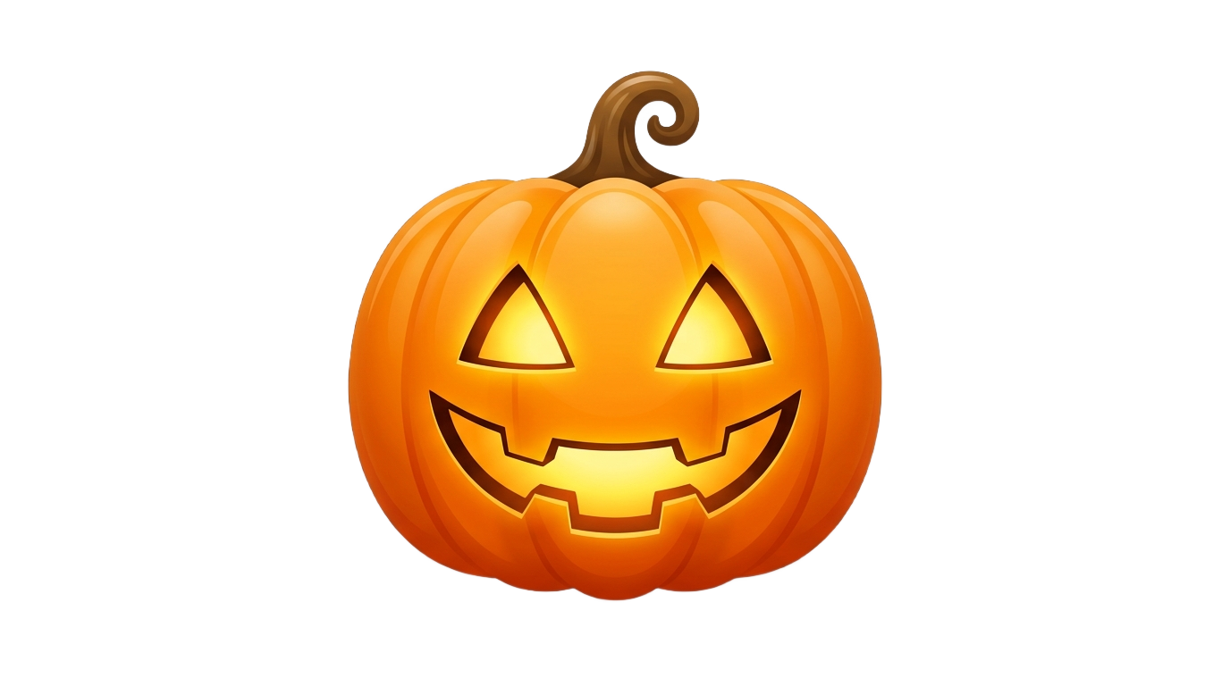 halloween pumpkin emoji png PNG transparent background