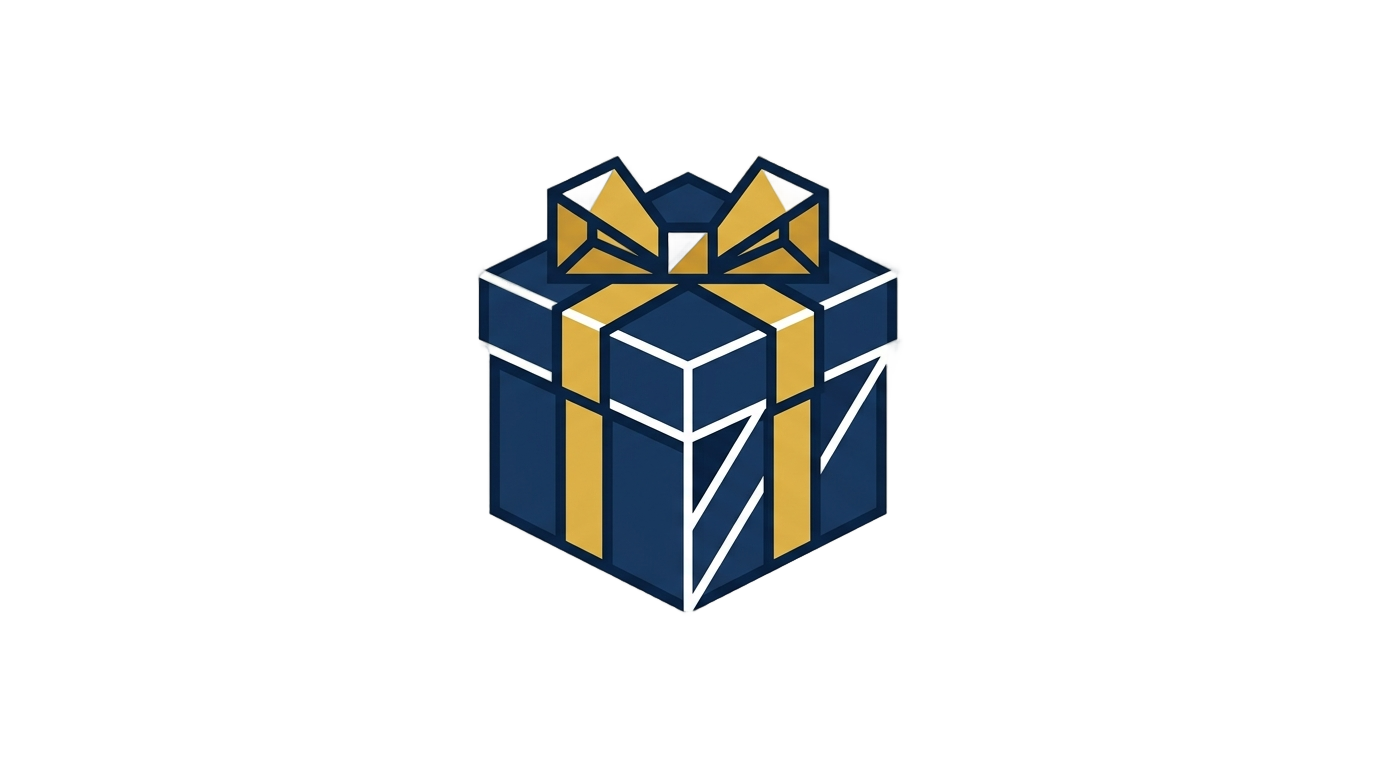gift box logo png PNG transparent background