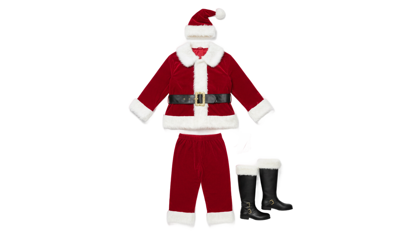 santa clothes png PNG transparent background