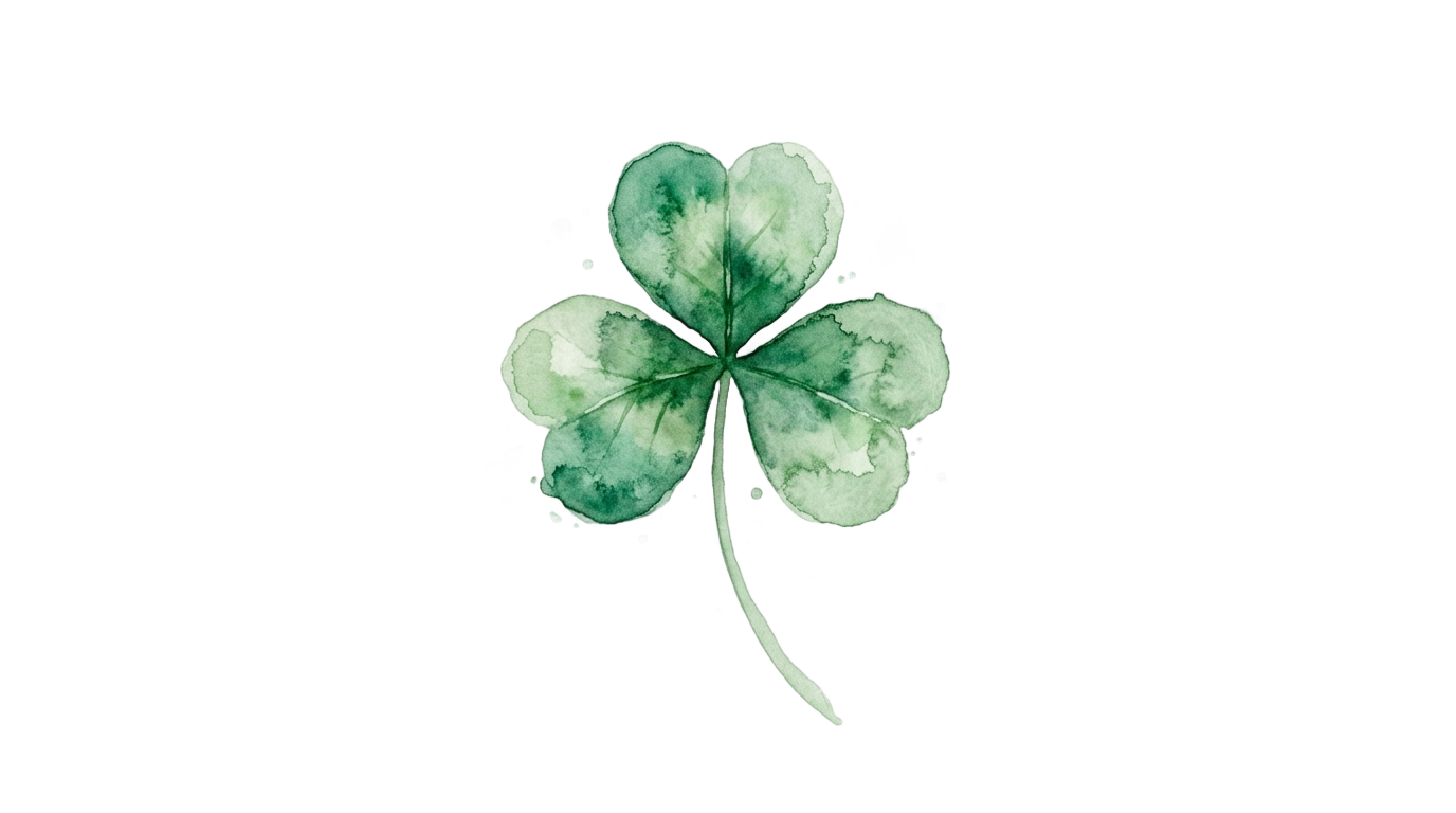 watercolor shamrock png PNG transparent background