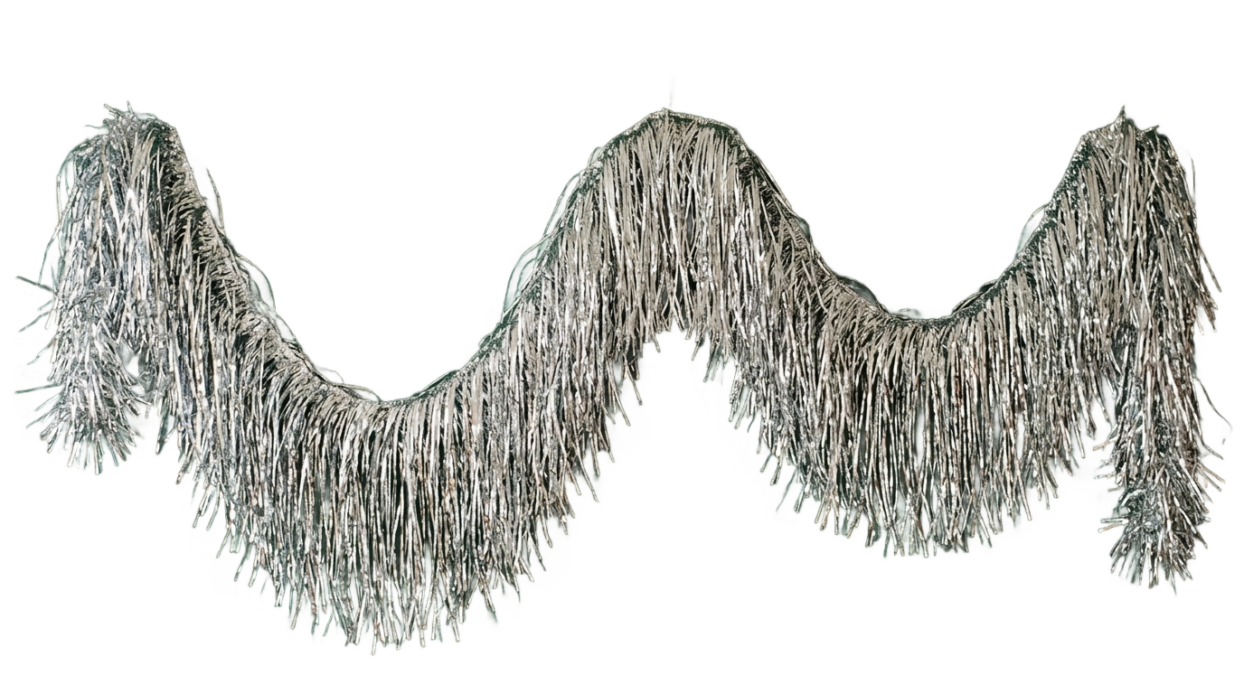 christmas tree tinsel png PNG transparent background