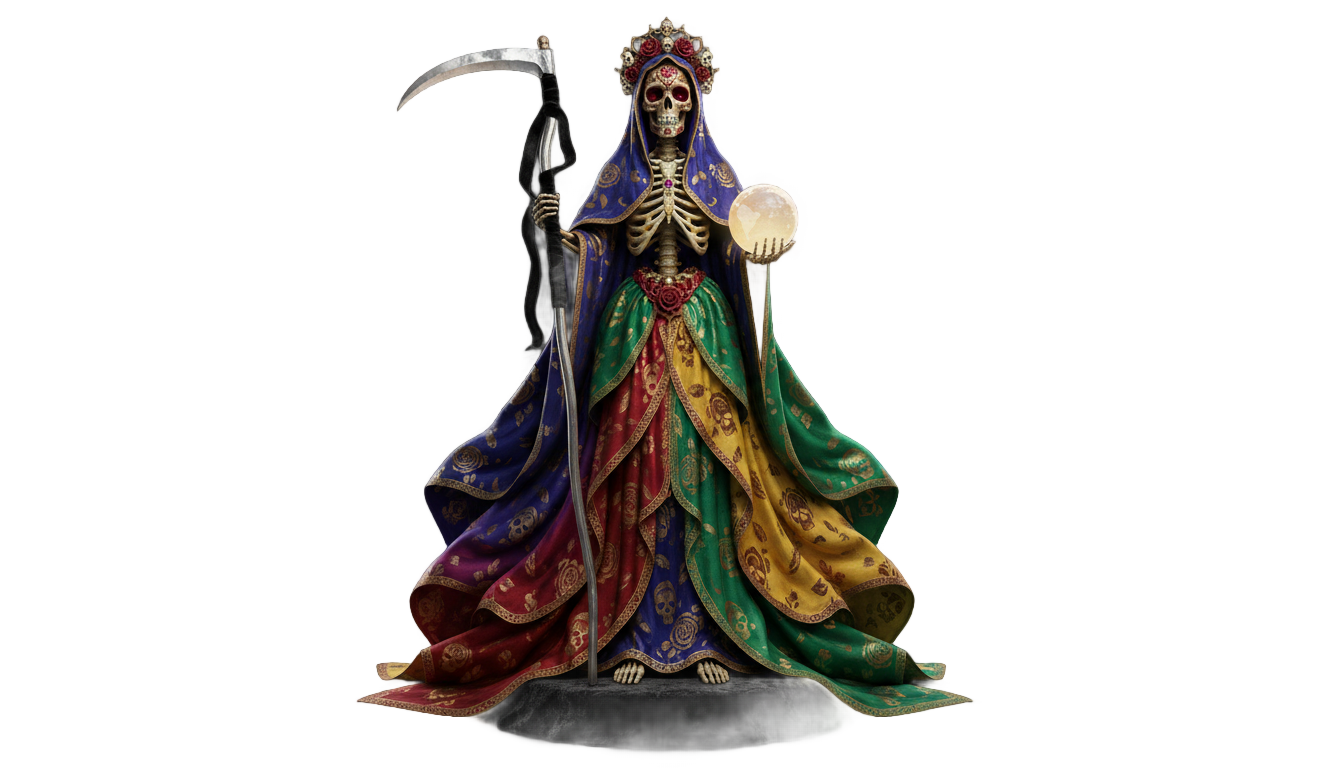 santa muerte png PNG transparent background