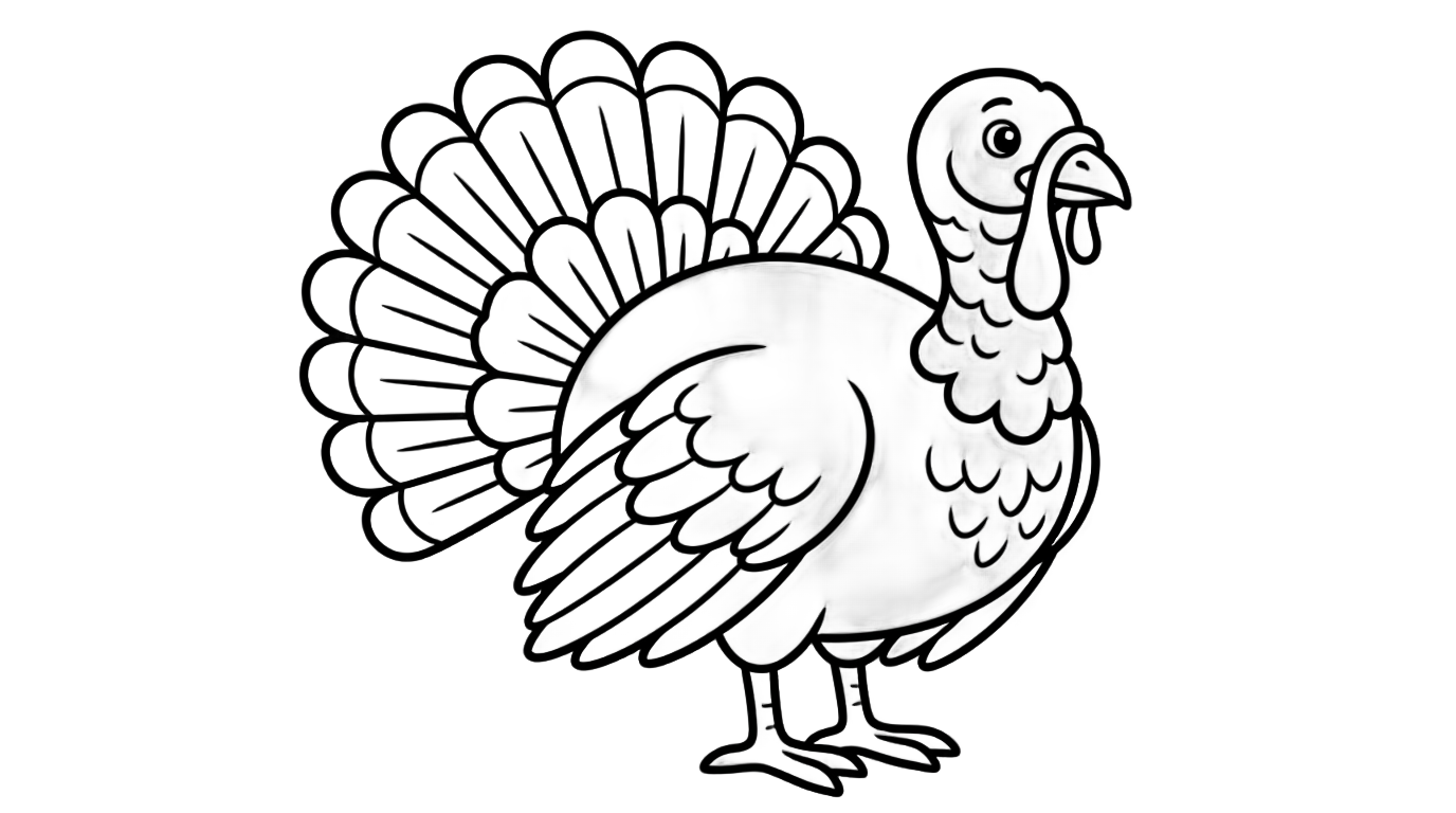turkey clipart black and white png PNG transparent background