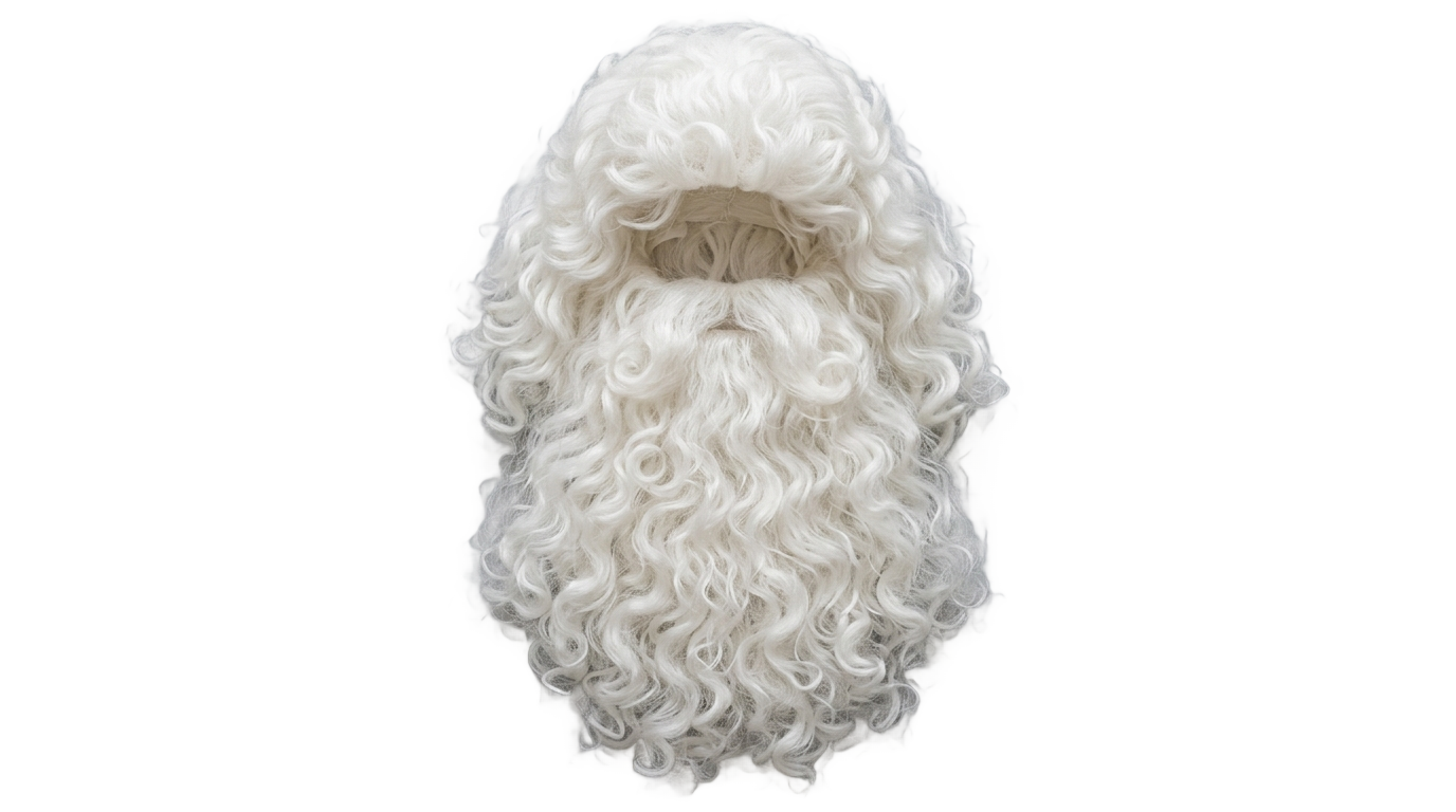 santa hair png PNG transparent background