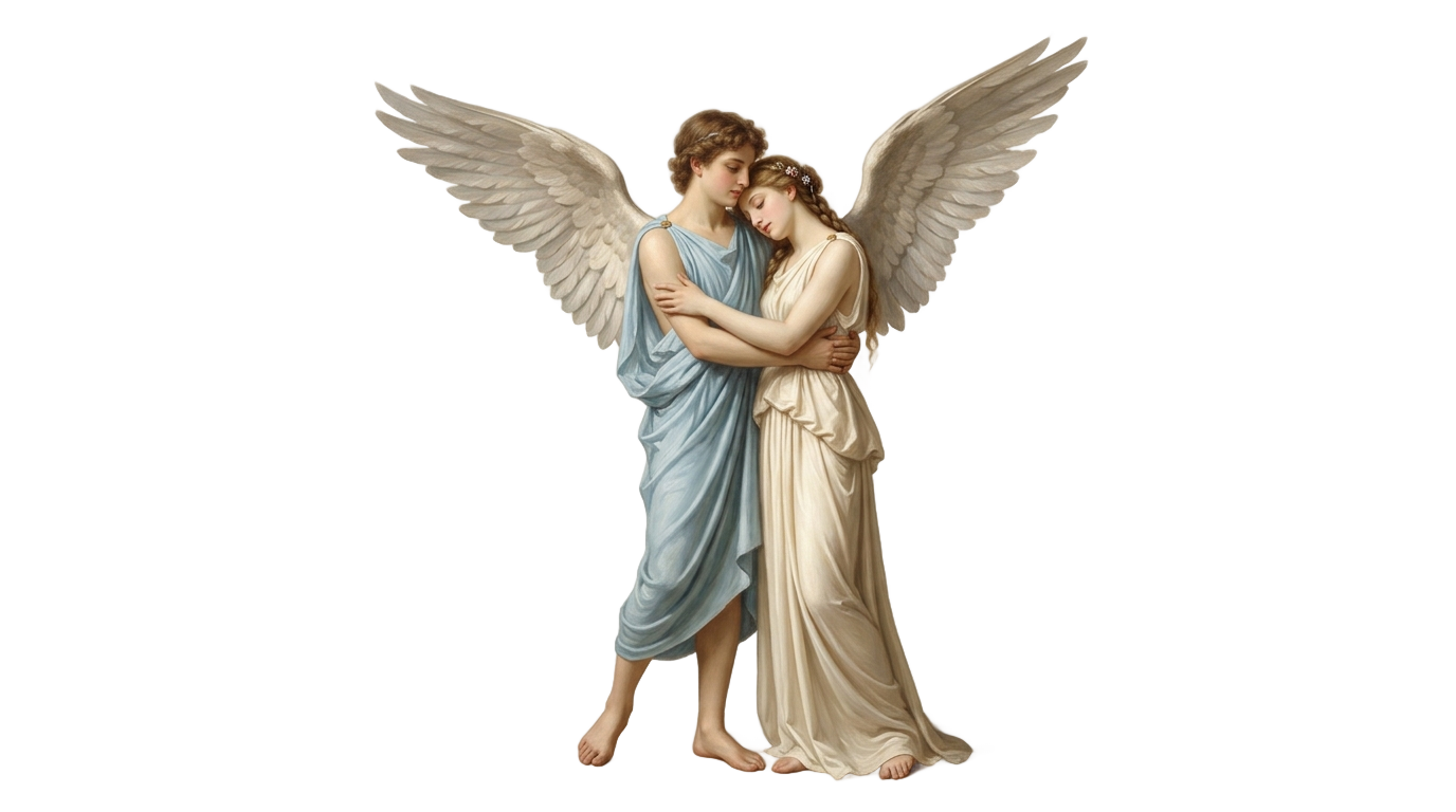 cupid and psyche png PNG transparent background