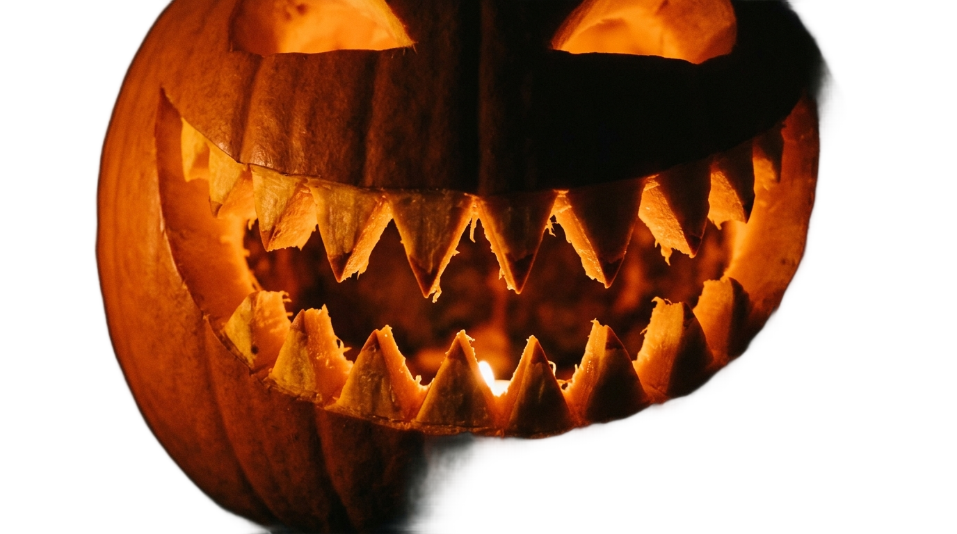 jack o lantern mouth png PNG transparent background