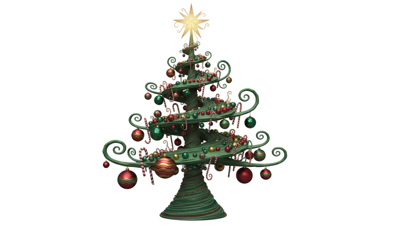whoville christmas tree png PNG transparent background