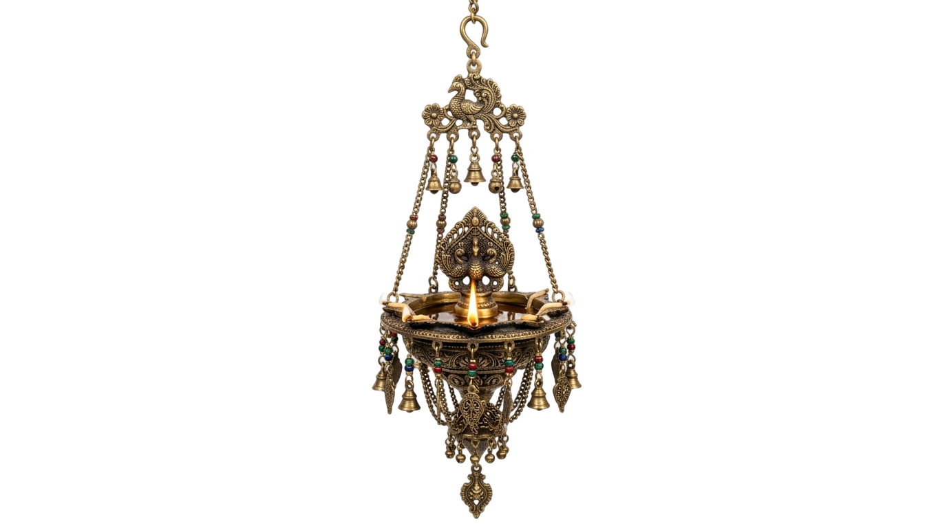 diwali hanging lamp png PNG transparent background