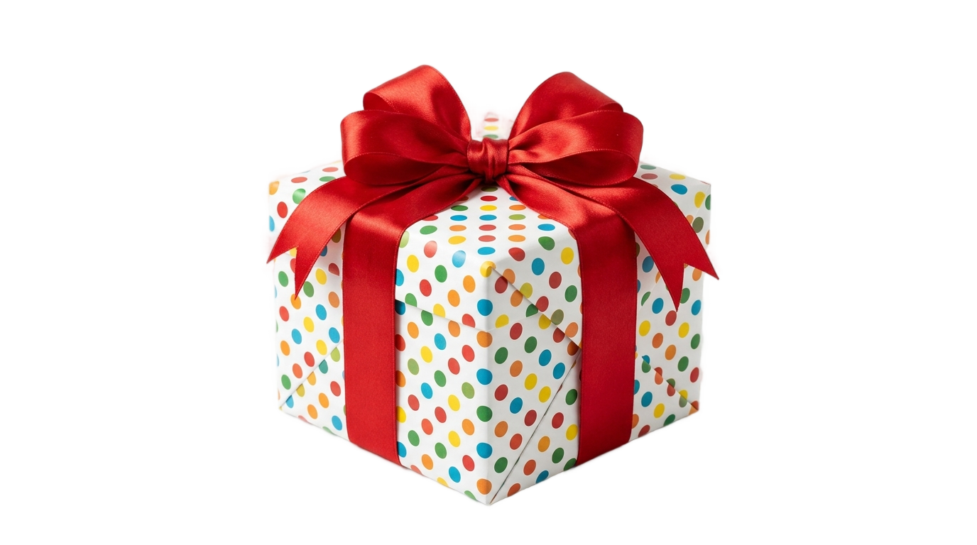birthday gift box png PNG transparent background
