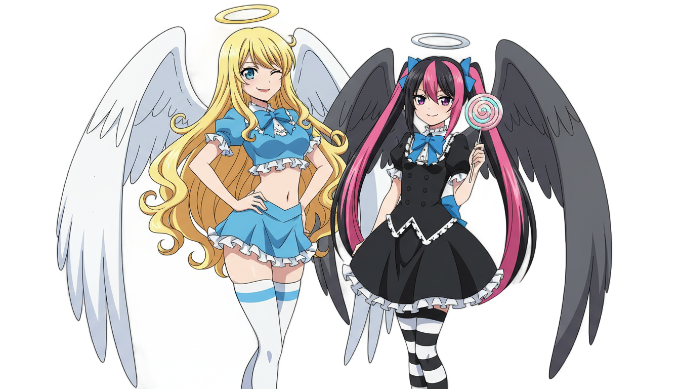panty and stocking png PNG transparent background