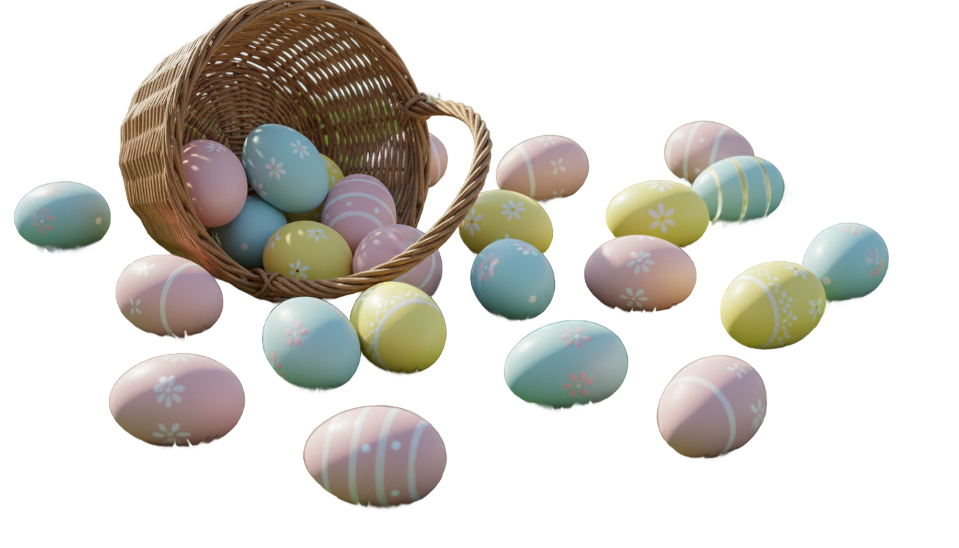 easter egg hunt png PNG transparent background